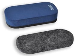 Desq magnetische whiteboardwisser + navulling, blauw