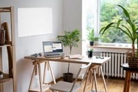 Magnetic Whiteboard 45 x 60 cm Aluminium