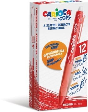 Gelroller OOPS uitwisbare pen DS12 rood