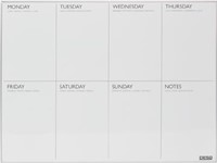 Desq magnetische weekplanner 45 X 60 cm
