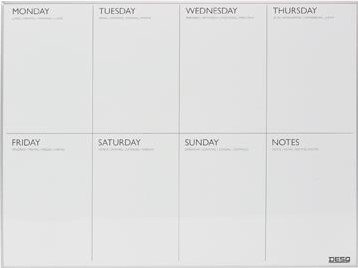 Desq magnetische weekplanner 45 X 60 cm