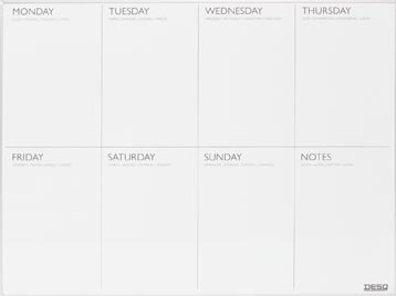 Desq magnetische weekplanner 45 X 60 cm