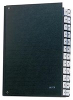 Termijnmap A-Z zwart Leitz