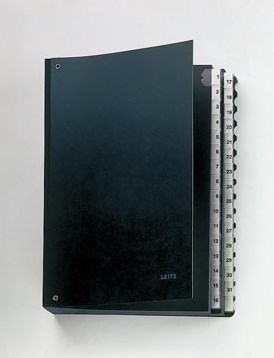 Termijnmap 1-31 zwart Leitz