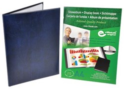 Rillstab showalbum A4 30 tassen wit