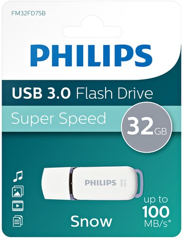 USB stick 3.0 Philips Snow USB-A 32GB grijs-3