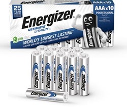 AAA batterijen Energizer Ultimate Lithium L92 10 stuks