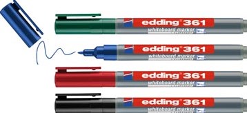 Whiteboard markers Edding e-361 etui 4 stuks assorti-2