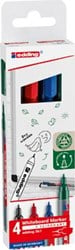 Whiteboard markers Edding e-361 etui 4 stuks assorti