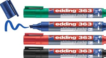 Edding whiteboard marker E-363  geassorteerde kleuren  blister van 4 stuks-2