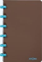 Notitieboek A6 gelijnd in geassorteerde kleuren Atoma Terra-2