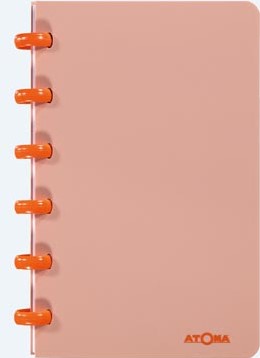 Notitieboekje A6 geruit, diverse kleuren, Atoma Terra-3