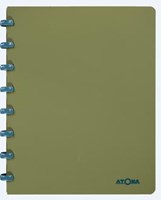 Notitieboek A5 commercieel geruit geassorteerde kleuren Atoma Terra-2