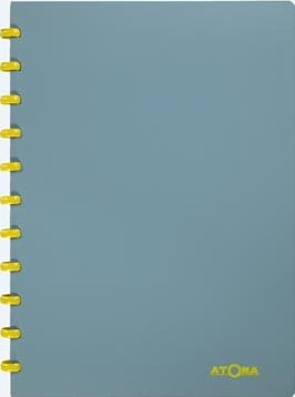 A4 notitieboek gelijnd assorti kleuren Atoma Terra