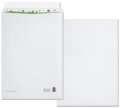 Akte envelop 229 x 324 mm beECO zonder venster met plakstrip doos van 250 stuks wit
