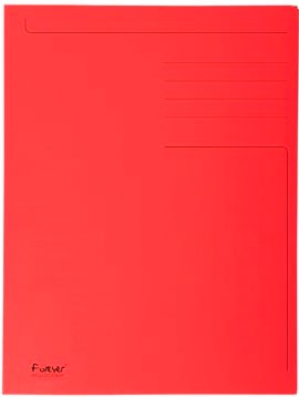 Dossiermap A4 karton rood Exacompta