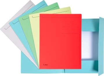 Exacompta dossiermap Foldyne A4 geassorteerde kleuren pak van 10 stuks