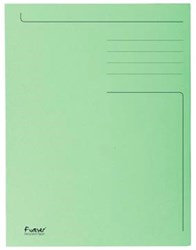 Dossiermap A4 lichtgroen Exacompta, gemaakt van karton