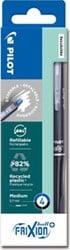 Pilot FriXion Ball Plus roller medium zwart en blauw etui van 4 stuks