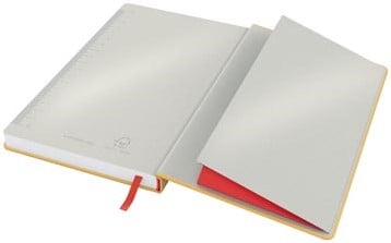 Notitieboek A5 gelinieerd warm geel Leitz Cosy met harde kaft-3