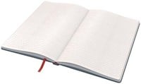 Notitieboek A5 gelinieerd grijs Leitz Cosy harde kaft enkel-2