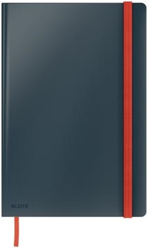 Notitieboek harde kaft B5 gelijnd grijs Leitz Cosy-2