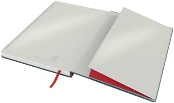 Notitieboek harde kaft B5 gelijnd grijs Leitz Cosy-3