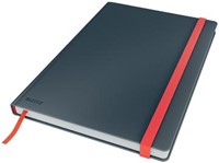Notitieboek harde kaft B5 gelijnd grijs Leitz Cosy