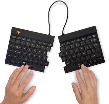 Ergonomisch toetsenbord Bluetooth azerty  zwart R-Go Split Break-3