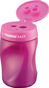 Stabilo potloodslijper Easy voor rechtshandigen roze-3