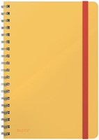 Notitieboek B5 Gelinieerd Geel Leitz Cosy Spiraalbinding Enkele Verpakking-2