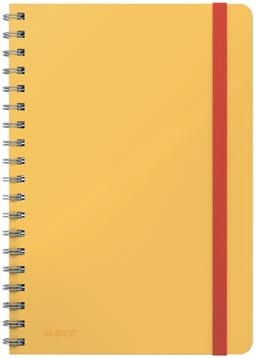 Notitieboek B5 Gelinieerd Geel Leitz Cosy Spiraalbinding Enkele Verpakking-2