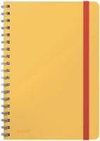 Notitieboek B5 Gelinieerd Geel Leitz Cosy Spiraalbinding Enkele Verpakking-2