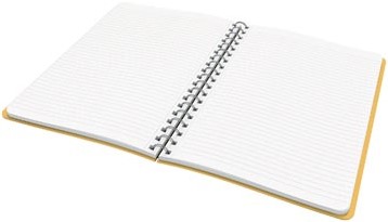 Notitieboek B5 Gelinieerd Geel Leitz Cosy Spiraalbinding Enkele Verpakking-3
