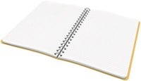Notitieboek B5 Gelinieerd Geel Leitz Cosy Spiraalbinding Enkele Verpakking-3