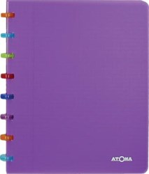 Atoma schrift Tutti Frutti A5 commercieel geruit transparant paars