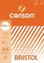 Canson tekenblok Bristol 21 x 29,7 cm A4