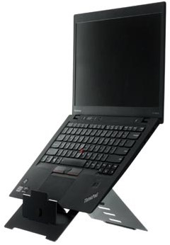 Laptopstandaard R-GO Tools zwart voor laptops tot 22 inch