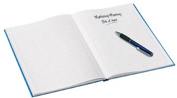 Notitieboek A5 Harde Kaft Blauw Leitz Wow-2