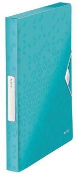 Leitz WOW elastobox ft A4, ijsblauw-2