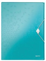 Leitz WOW elastobox ft A4, ijsblauw