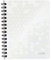 Leitz WOW schrift A4 gelijnd wit