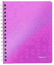 A4 Notitieboek Gelinieerd Blauw Leitz Schrift Wow
