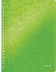 Leitz WOW schrift A4 gelijnd groen