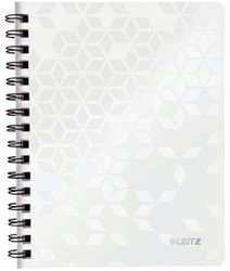 Leitz WOW schrift A5 gelijnd wit
