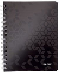 Leitz WOW schrift A5 gelijnd zwart