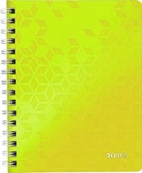 Leitz WOW schrift A5 geruit groen