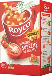 Royco Minute Soup tomatensuprême + korstjes