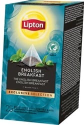 Lipton thee, English Breakfast, Exclusive Selection, doos van 25 zakjes