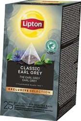 Lipton thee, Earl Grey, Exclusive Selection, doos van 25 zakjes